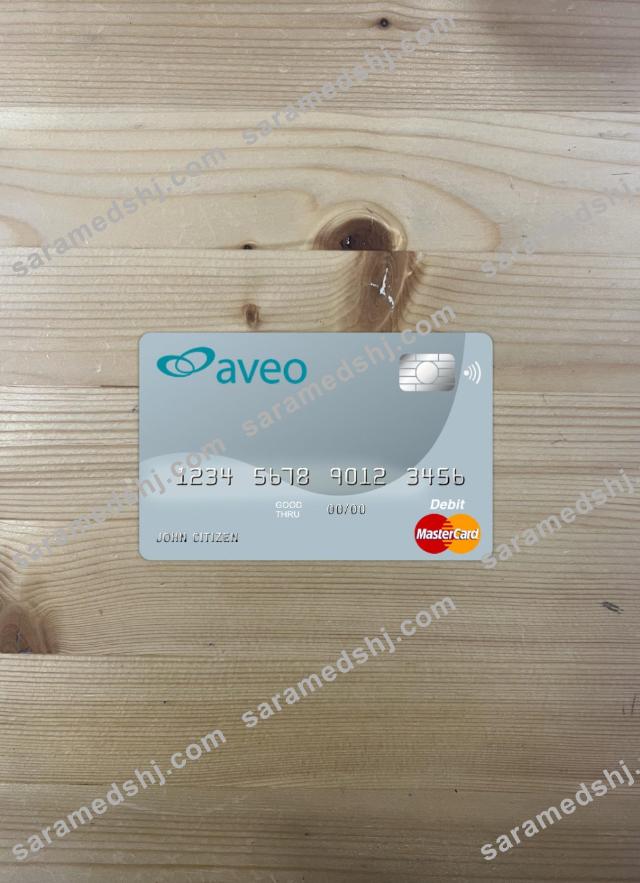 Australia Aveo bank master card photolook front